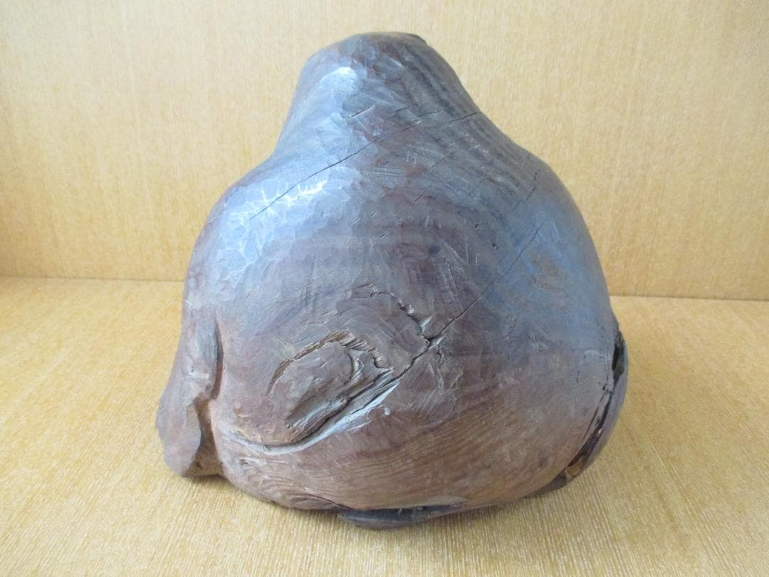 木彫　達磨像　時代物　禅　102