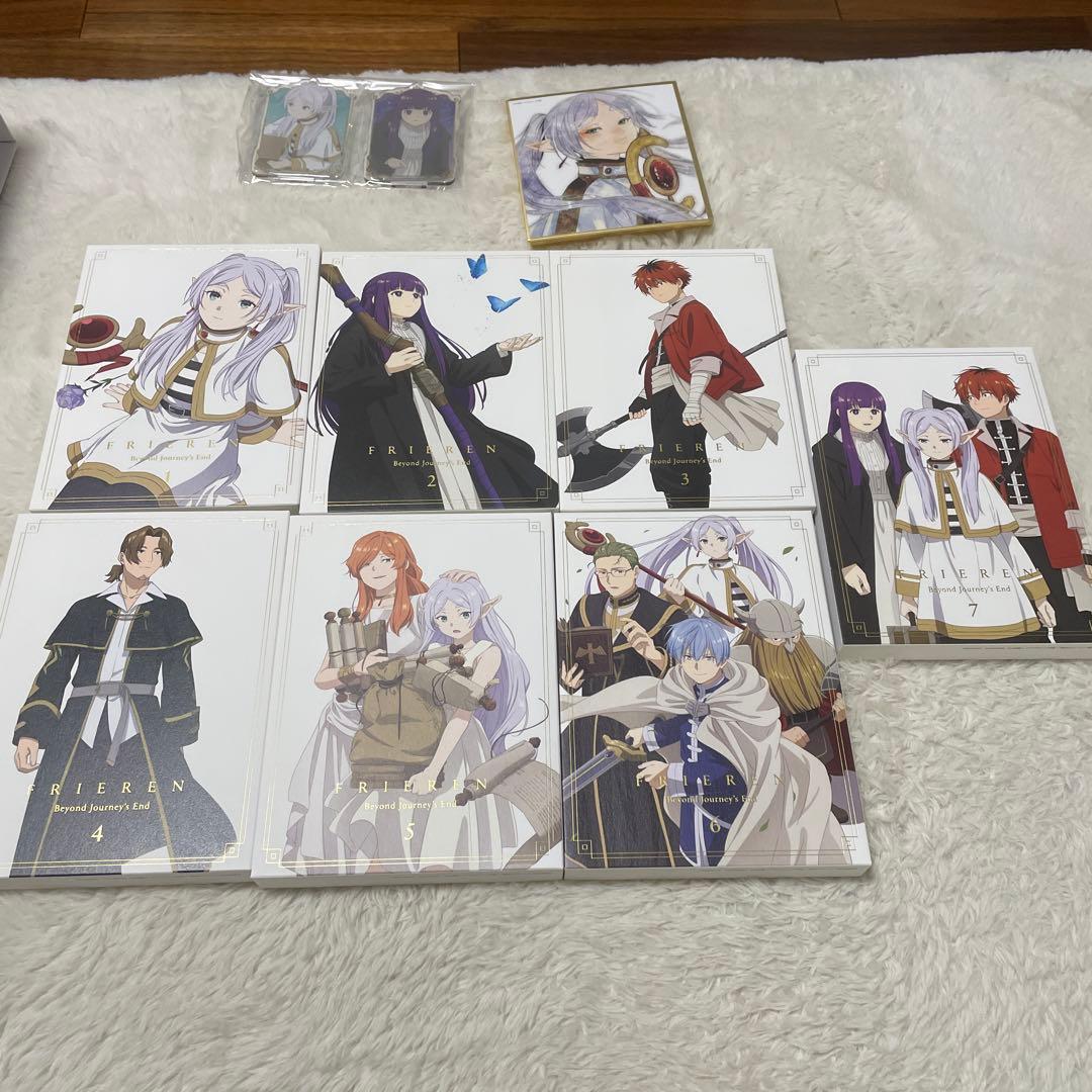 葬送のフリーレン　Blu-ray全巻　色紙全種　全巻購入特典付