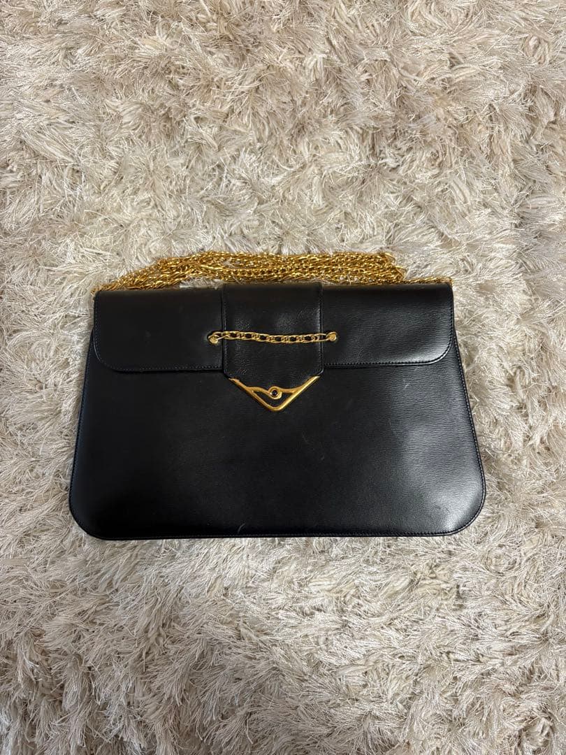 カルティエ ブラック レザーバッグ