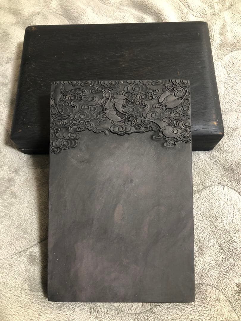 硯　すずり 端溪硯 鴻福天齊硯 文房四寶 書道用品 端渓硯 書道具