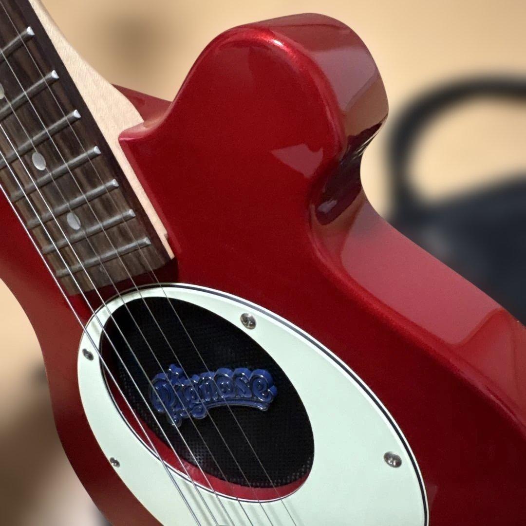 Pignose（ピグノーズ）PGG-200 アンプ内蔵ミニギター CAレッド