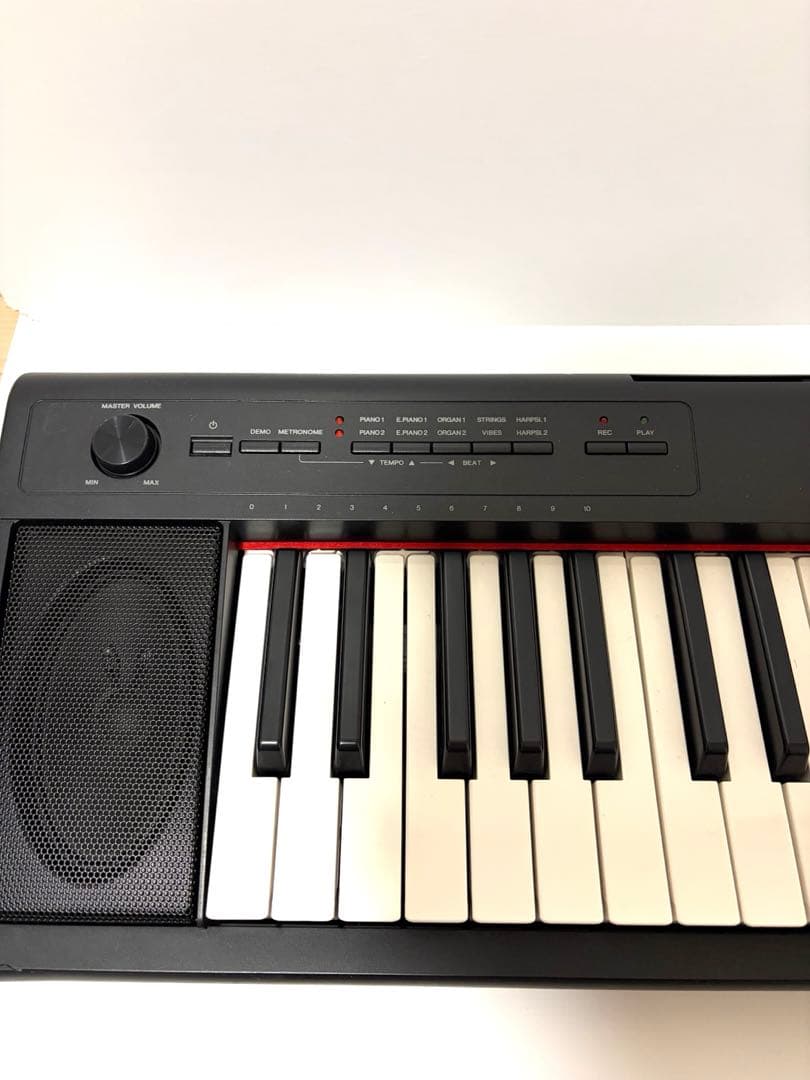 美品YAMAHA ヤマハ NP-12 電子キーボード 電子ピアノ＆ソフトケース付
