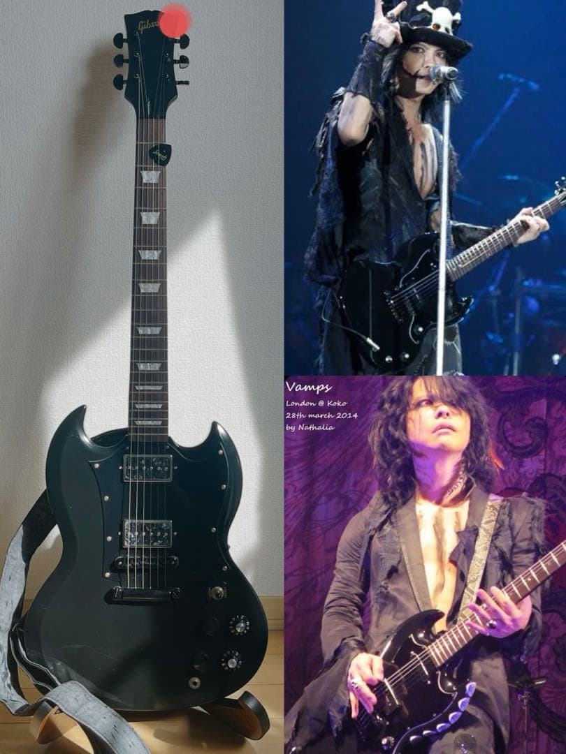 T*A様 送料込 とってもレア HYDEさん的 オールBLACK仕様 SG エレ