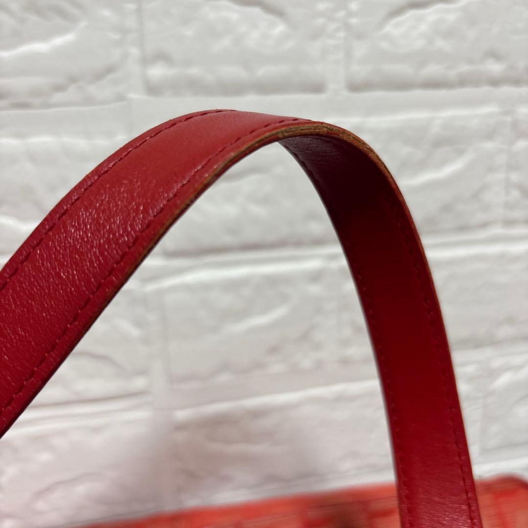 【証明書付き】 CHANEL トートバッグ ニュートラベルライントート レッド