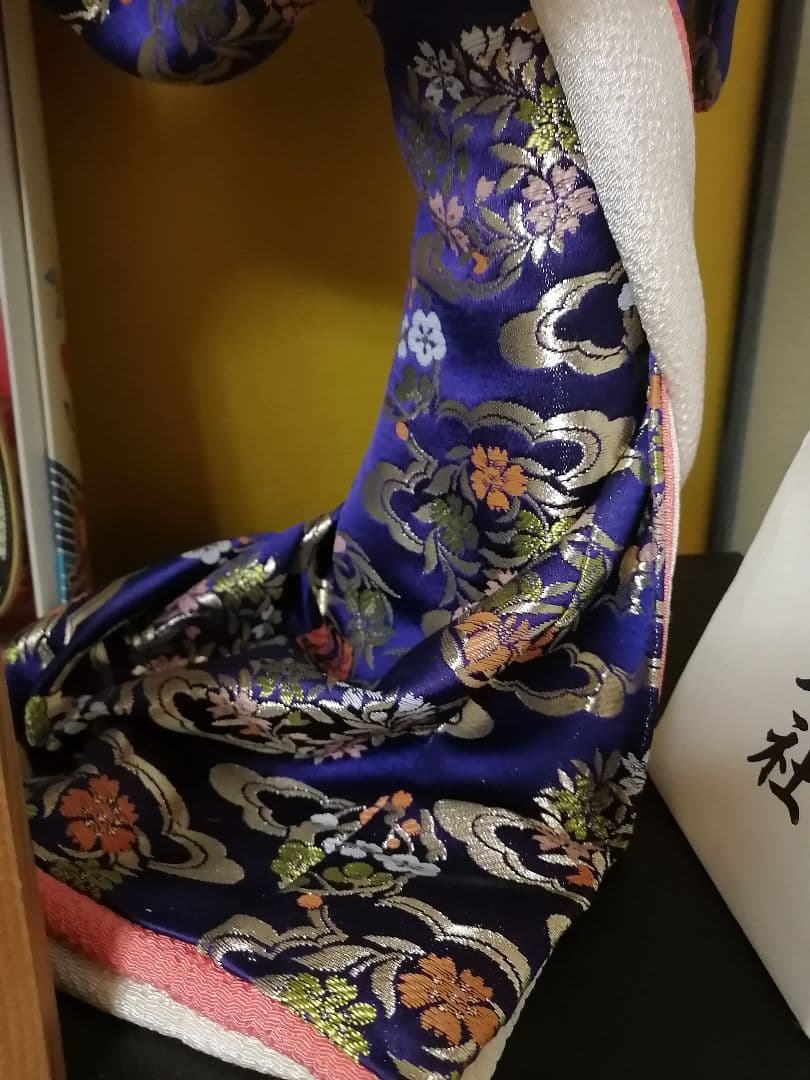 日本人形 尾山人形 芸者 芸姑 芸妓 末広 寿喜代作