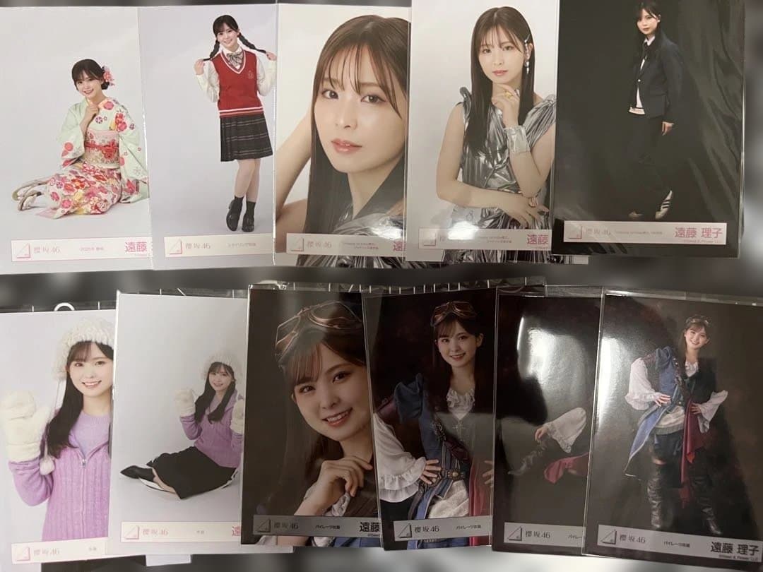 ◎櫻坂46 遠藤理子　生写真　150枚　コンプ8種　お値下げ