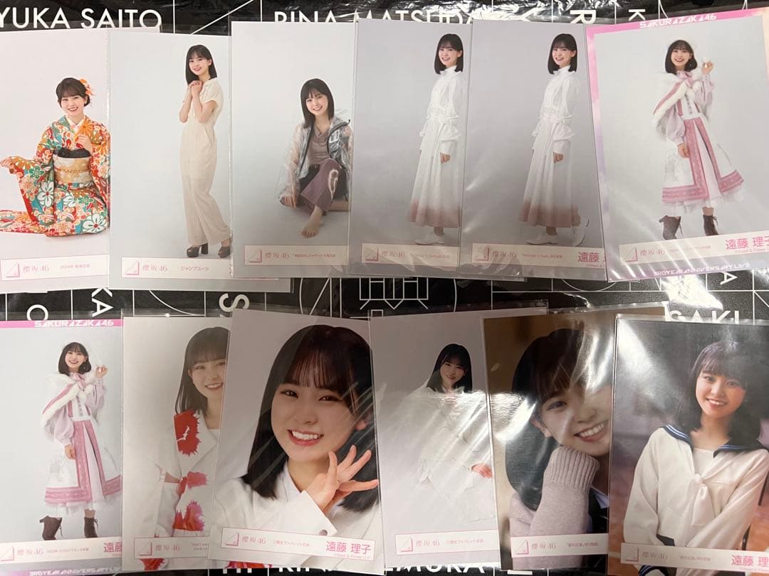 ◎櫻坂46 遠藤理子　生写真　150枚　コンプ8種　お値下げ