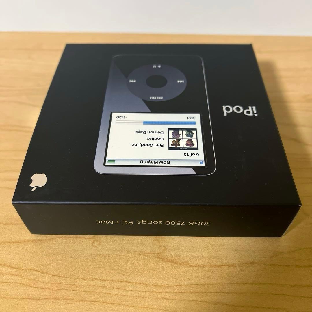 美品 Apple iPod 30GB BLACK MA146J/A