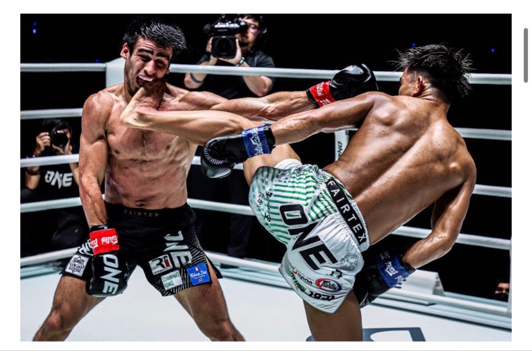 ONEルンピニー FAIRTEXムエタイパンツ Mサイズ　与座優貴選手着用