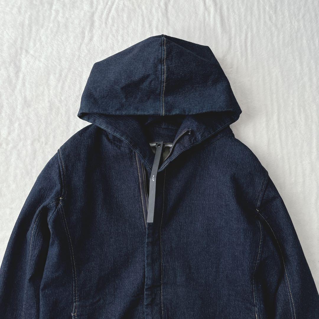 【未使用タグ付き】WJK デニム　パーカー　フーディ　大きめサイズ