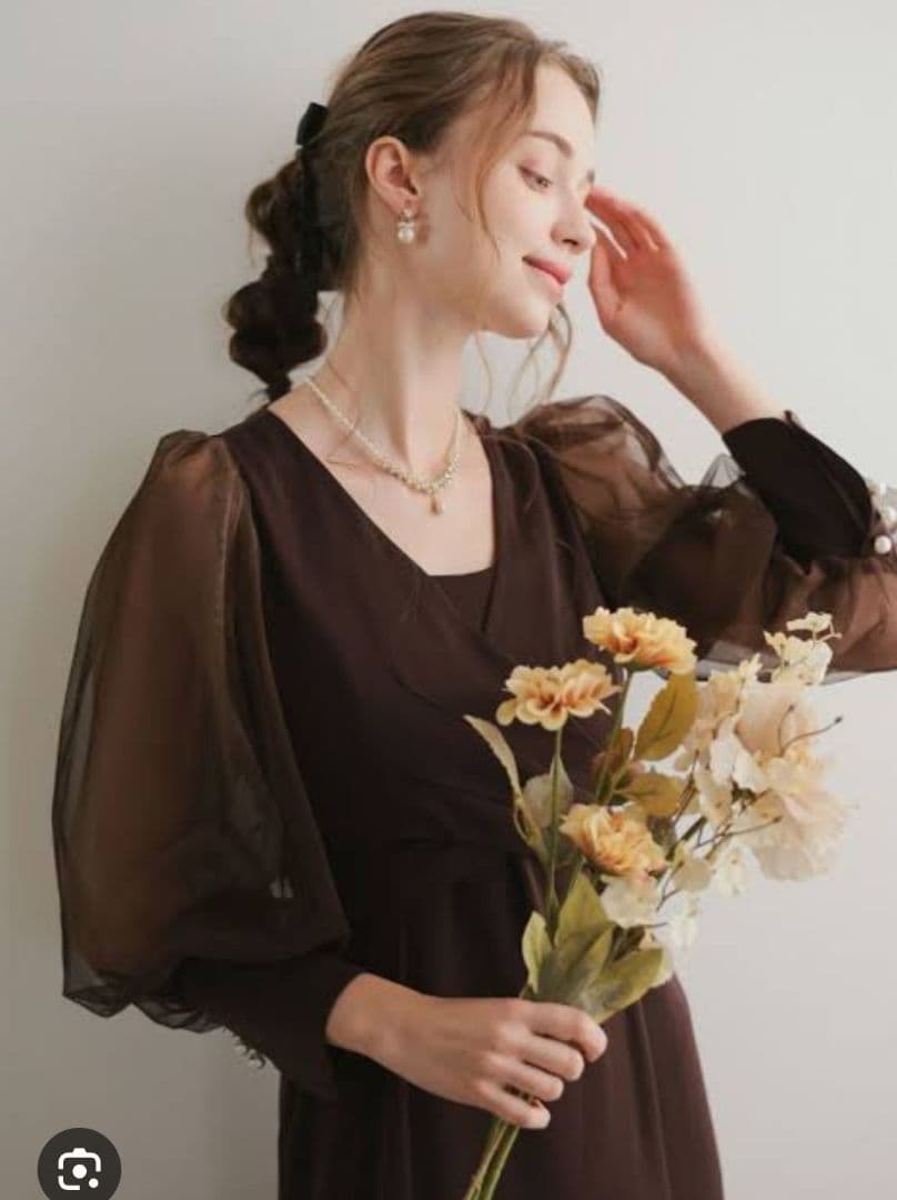 美品♡ドリードール クロスデザインドレス 結婚式 オケージョン