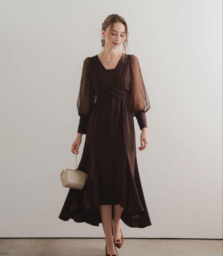 美品♡ドリードール クロスデザインドレス 結婚式 オケージョン