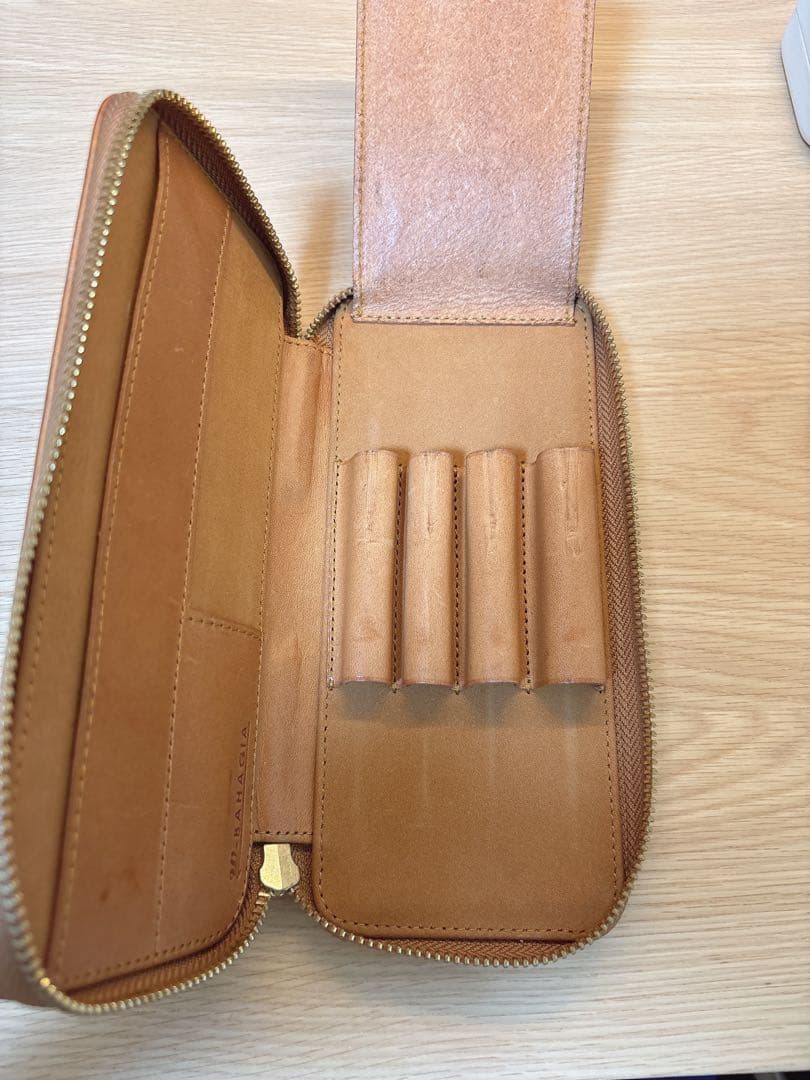 バハギア ペンケース ラウンドジップ型 プエブロ