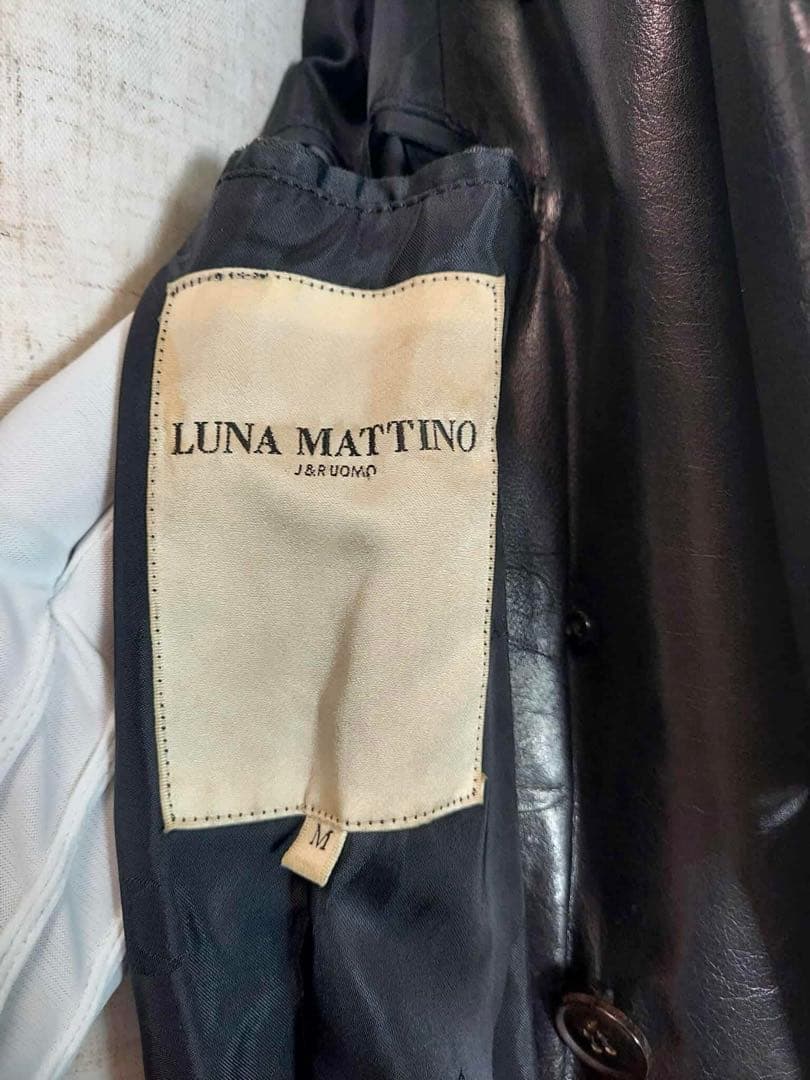 LUNA MATTINO ルナマティーノ ファー付きレザーロングコート Mサイズ