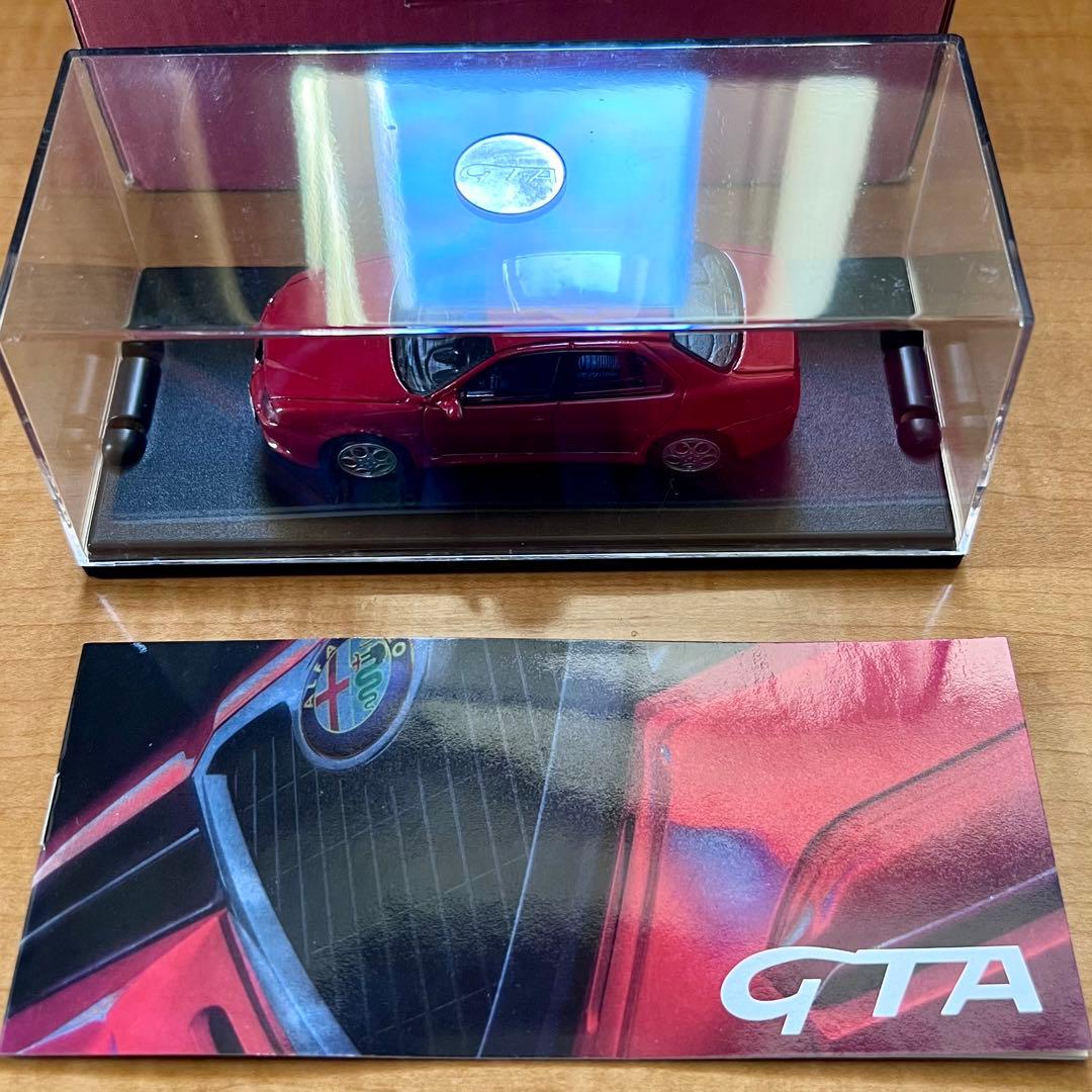 デッドストック・アルファロメオ156GTA・純正ハンドメイドミニカー