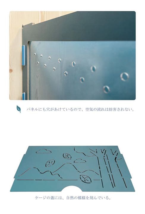 ⠀お値下げ  木製小動物 ケージ80*50*50（ホワイト）