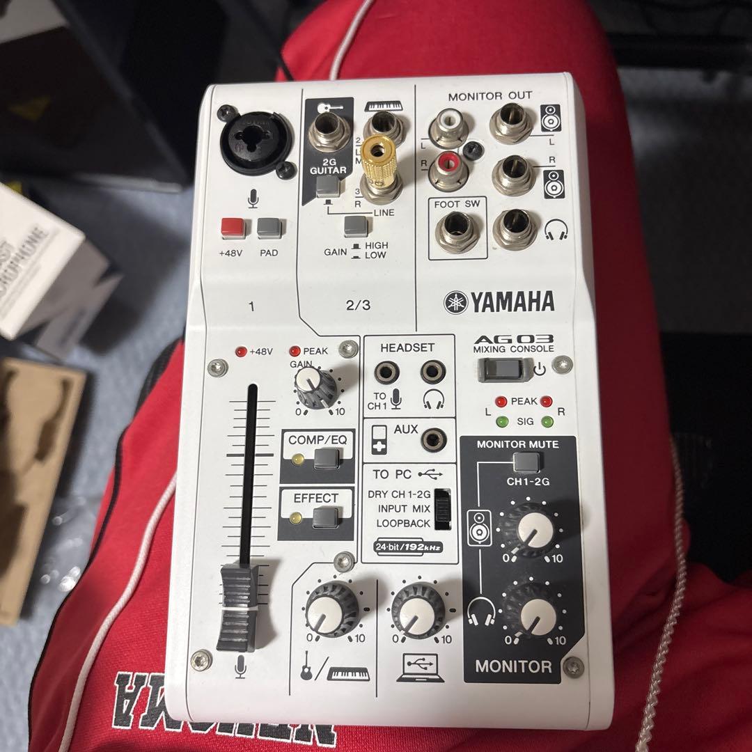 Yamaha AG03 ミキシングコンソール付属品等あり