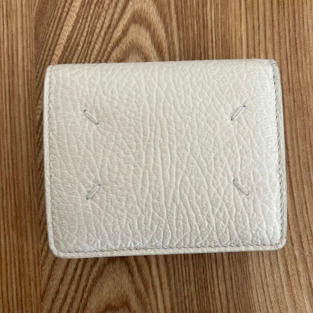 【Maison Margiela】二つ折り財布 アイボリー