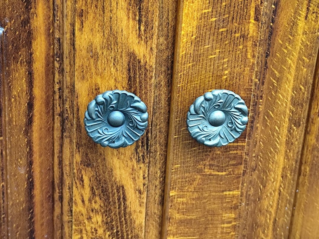 サ*ー様 karimoku カリモク コロニアル キャビネット 電話台 アンティ