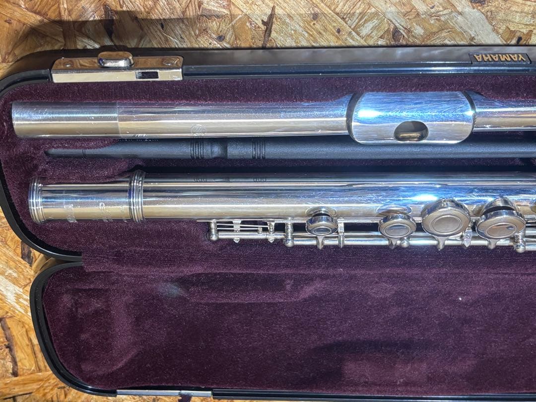 YAMAHA フルート 211 レザーバッグ ケース付き