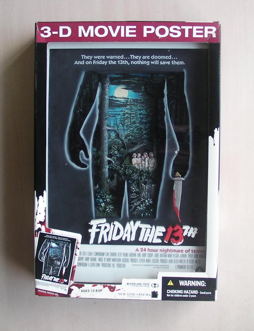 マクファーレン　3Dムービーポスター　13日の金曜日　★新品　F441