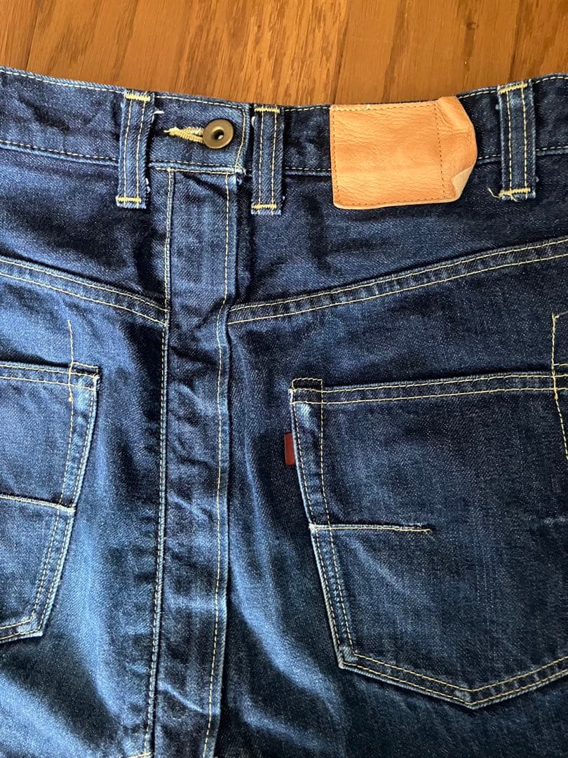 コムデギャルソン　オム　サルエルデニム　size S AD2011