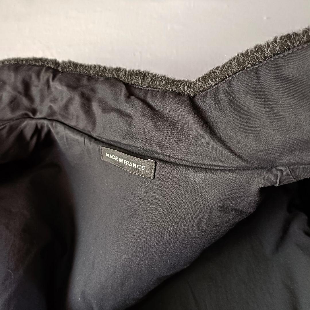 90s フランス製 agnès b. アニエスベー ボア切り替え ブルゾン