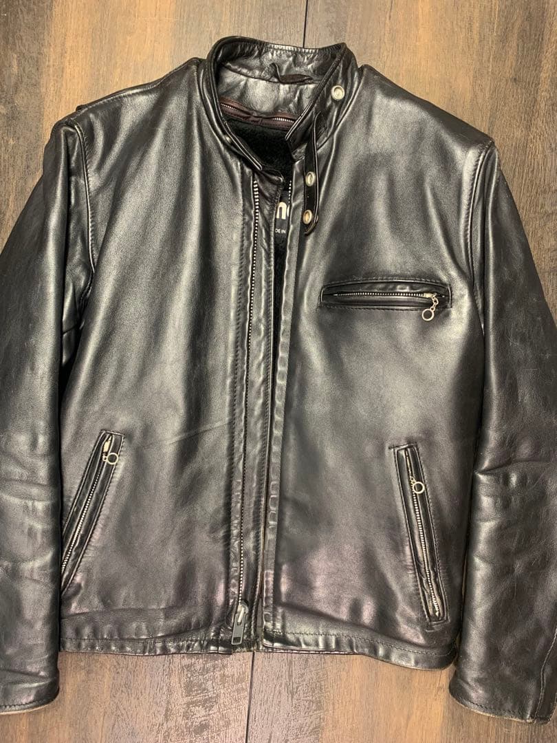 D*)様 USA製 Schott 641 ボア ライナー付 レザージャケット
