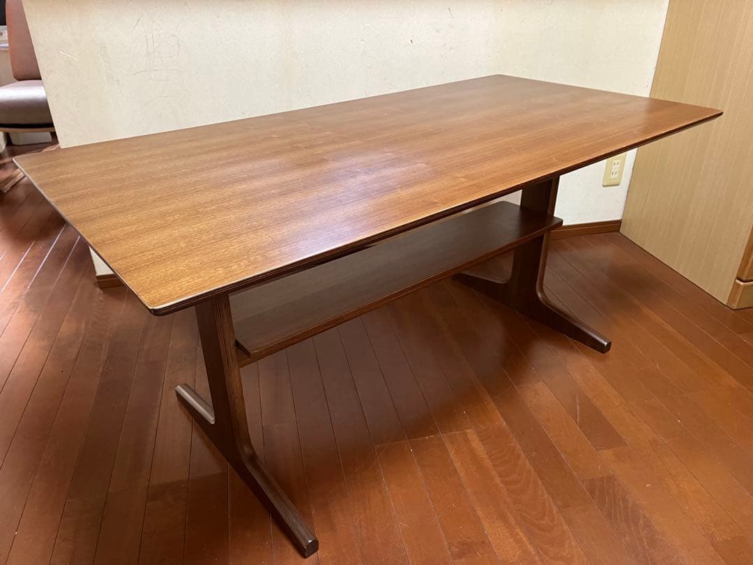 【手渡限定】無印良品 リビングでもダイニングでも使えるテーブル・チェア2・ベンチ