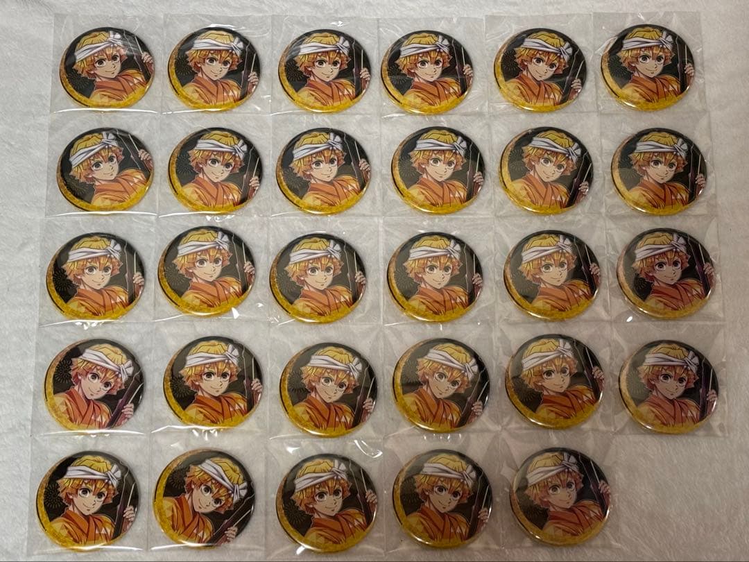 鬼滅の刃 我妻善逸 阿波踊り 缶バッジ 29点