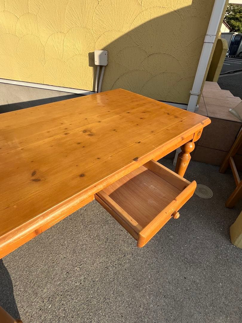 【こんにちは】カントリー ダイニングテーブル パイン材