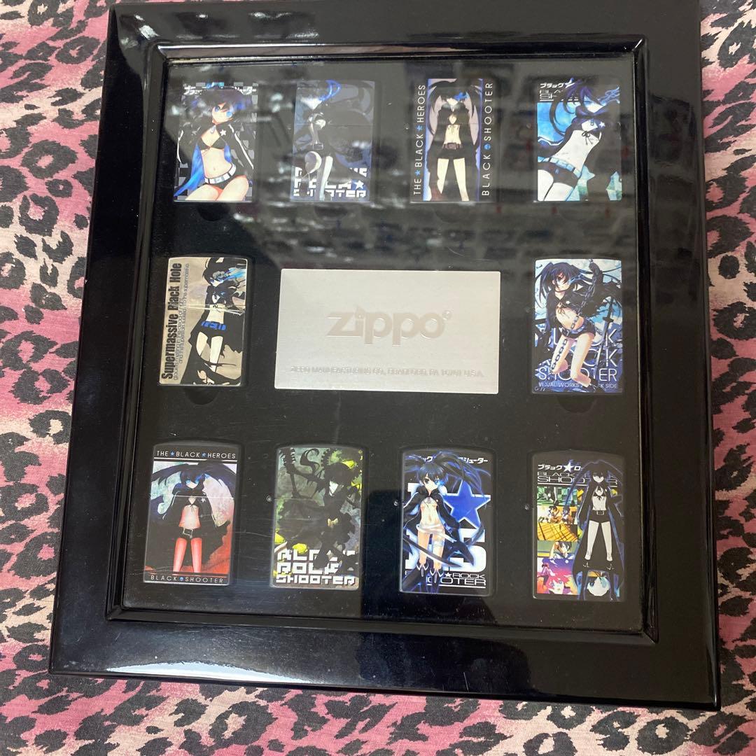 初音ミク　ブラックロックシューター　オイルライター　ジッポ風　セット　J