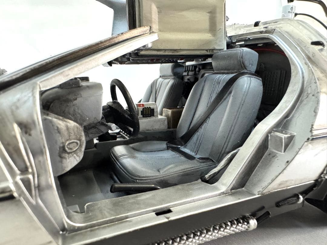 1/15 バック トゥ ザ フューチャー パート2 タイムマシン デロリアン