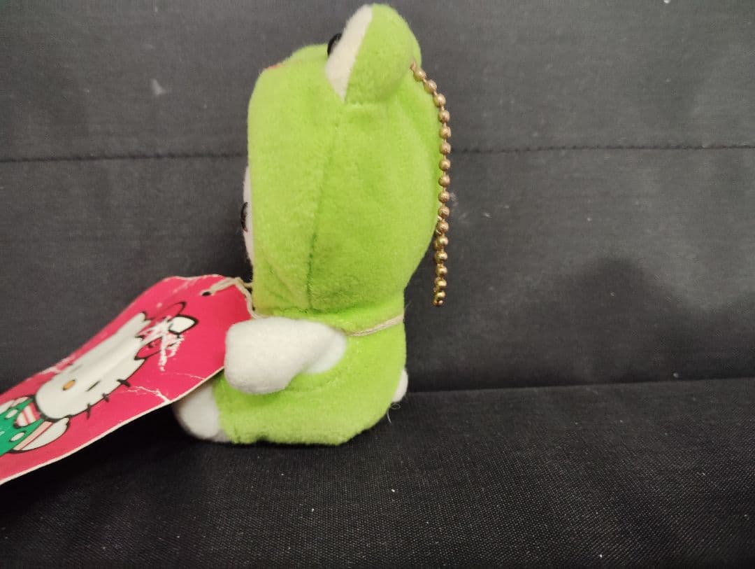ハローキティ 変身ぬいぐるみカエル マスコット