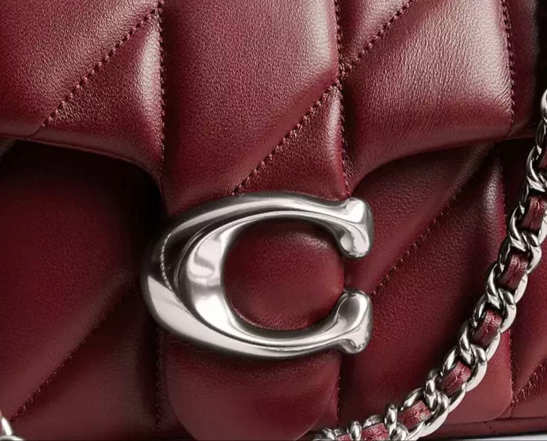 COACH コーチ タビー ショルダー バッグ チェーン20 cp149 ルビー