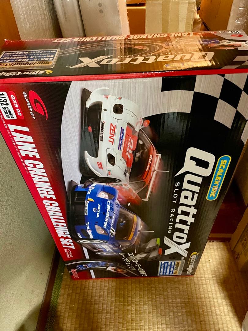 タカラQuattroXレーンチェンジセットデジタル1/32スロットカーセット➕他