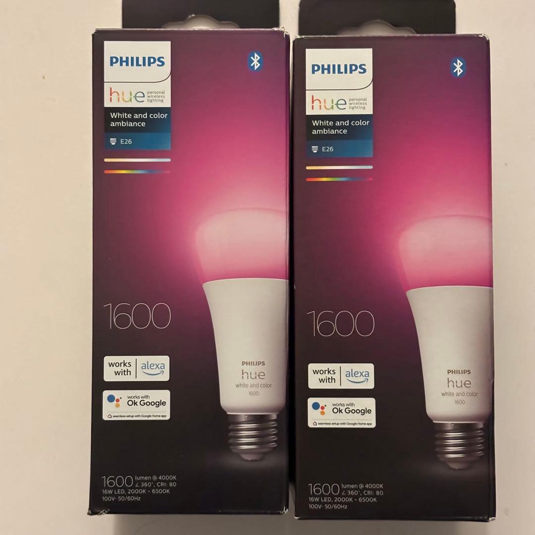 Philips hue E26 100W フルカラー 2個セット
