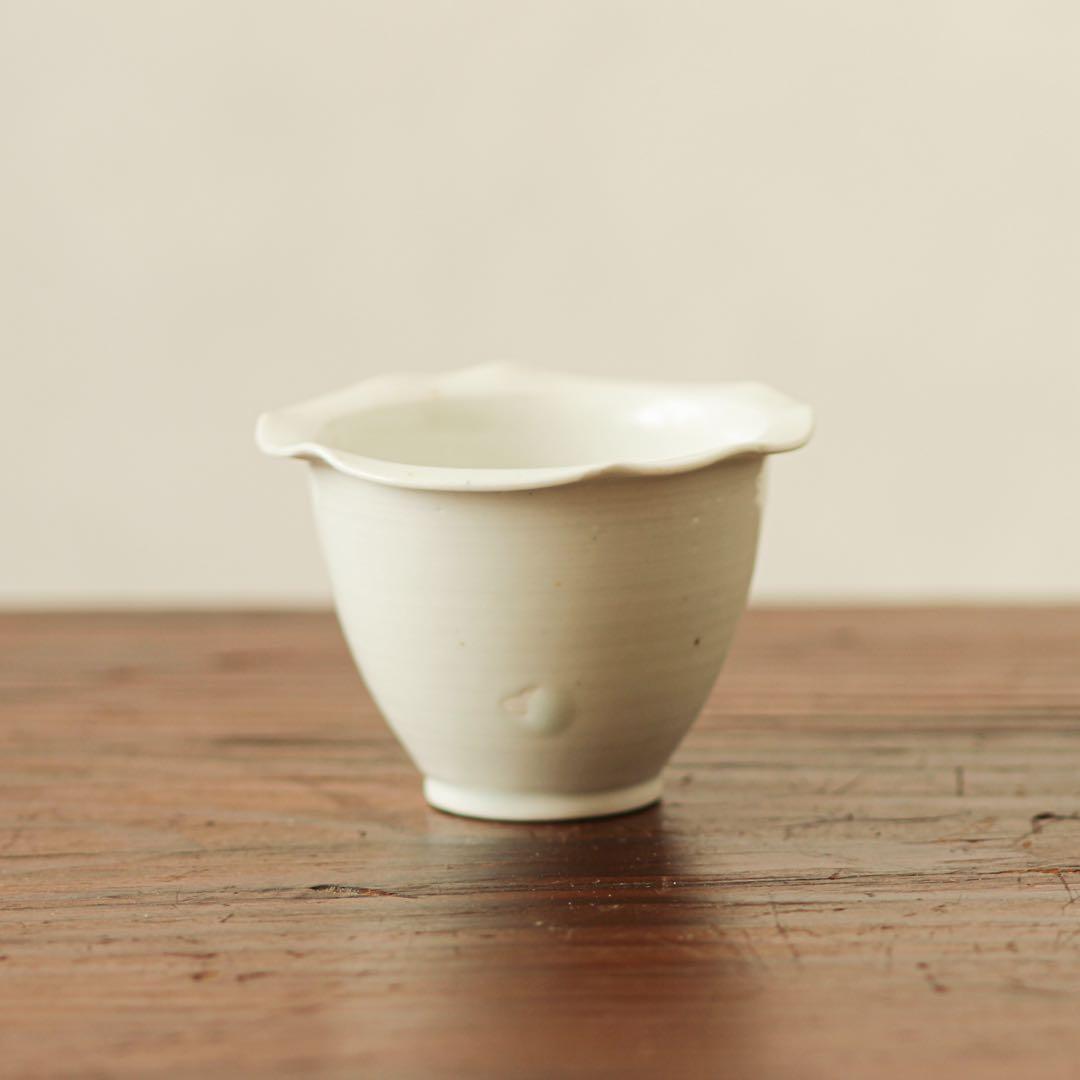 伊万里　古伊万里　江戸　中期　白磁　輪花　向付