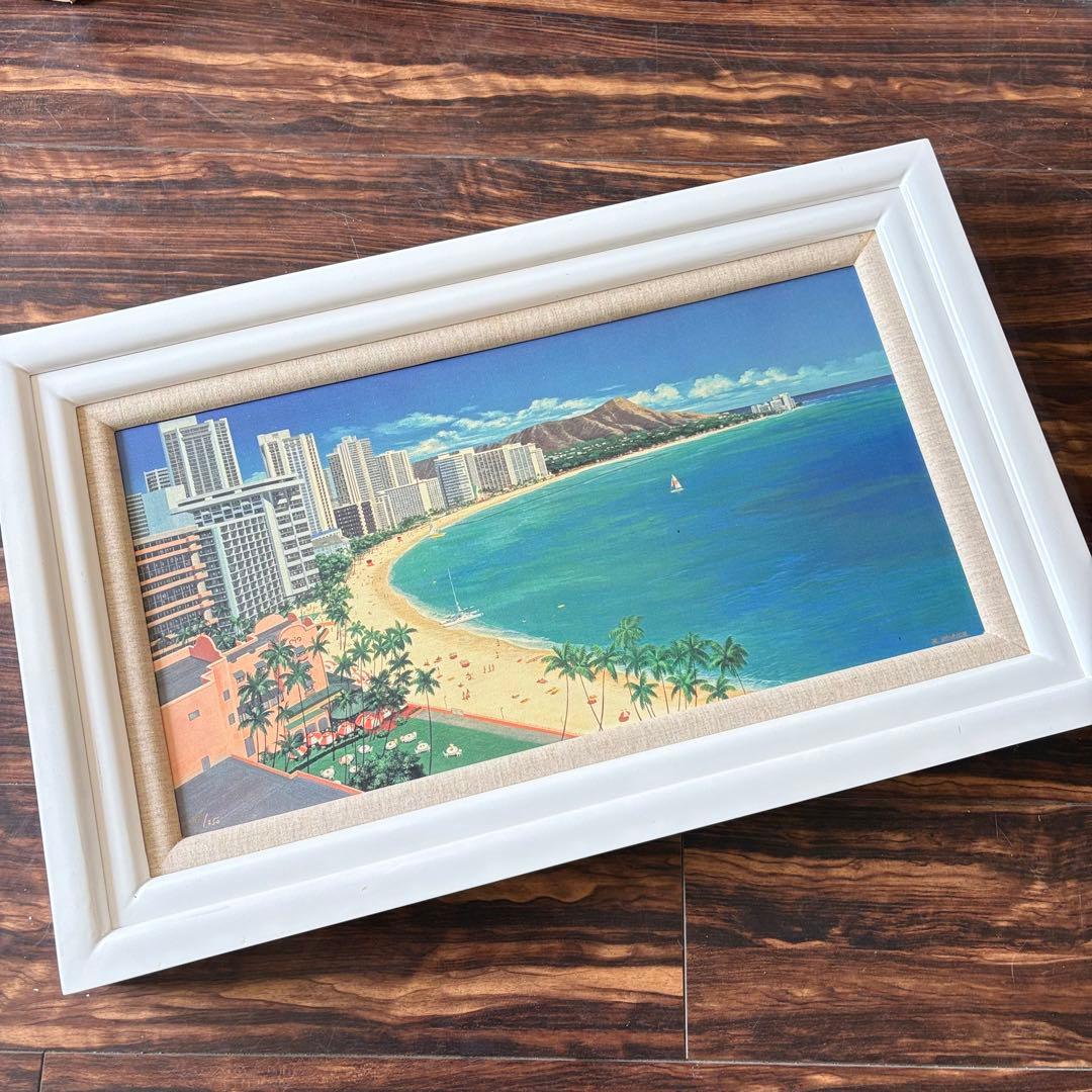 大下亮 Art Grage アールグラージュ「ワイキキ」142/250 絵画 F