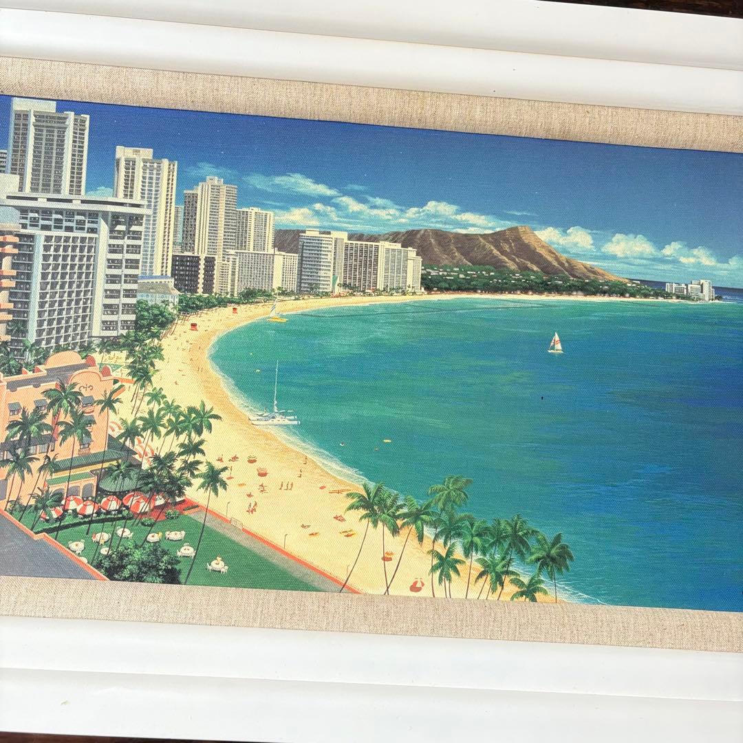 大下亮 Art Grage アールグラージュ「ワイキキ」142/250 絵画 F