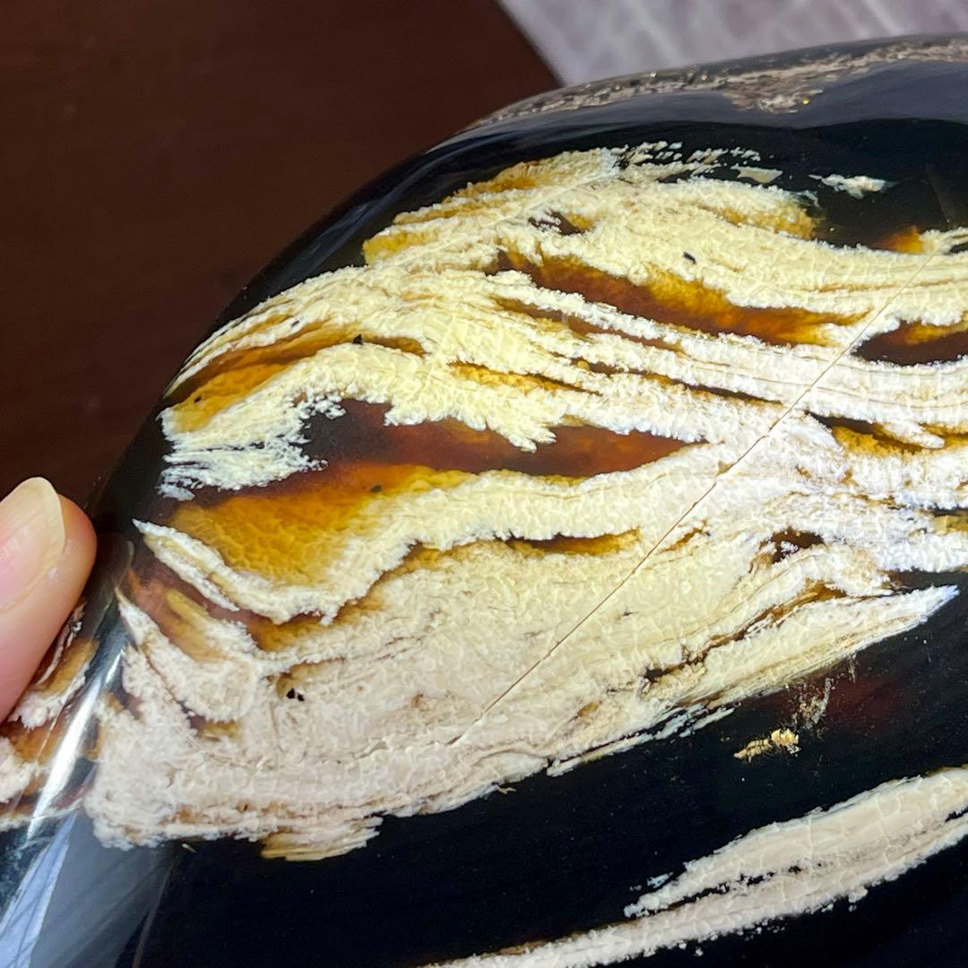 巨大 琥珀 原石 標本 688g アンバー チェリー ブルー タイガー 鑑賞石