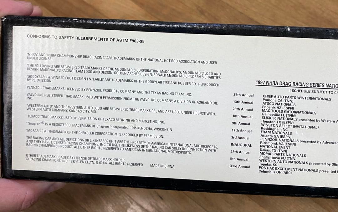 RACINGCHAMPIONS PREMIEREDITION 1/24 ミニカー