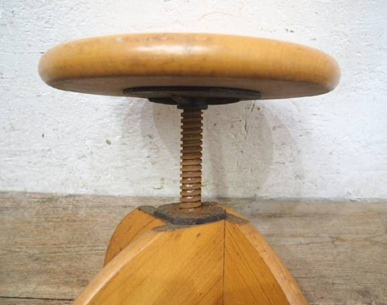 1030 ヴィンテージ　回転椅子　イス　チェア　スツール　古家具　古道具　レトロ