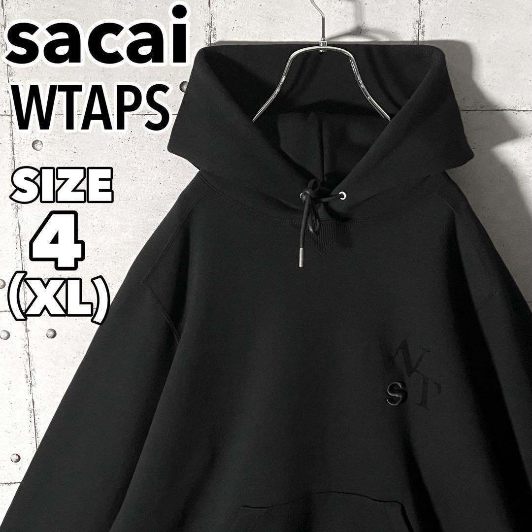【美品】sacaiサカイ☆WTAPS限定コラボ スウェットパーカーXL
