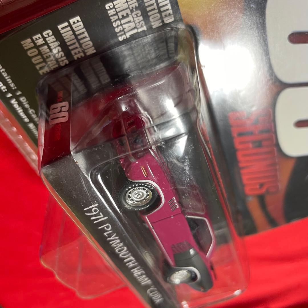 ミニカー Greenlight 1971 hemi cuda 60Seconds