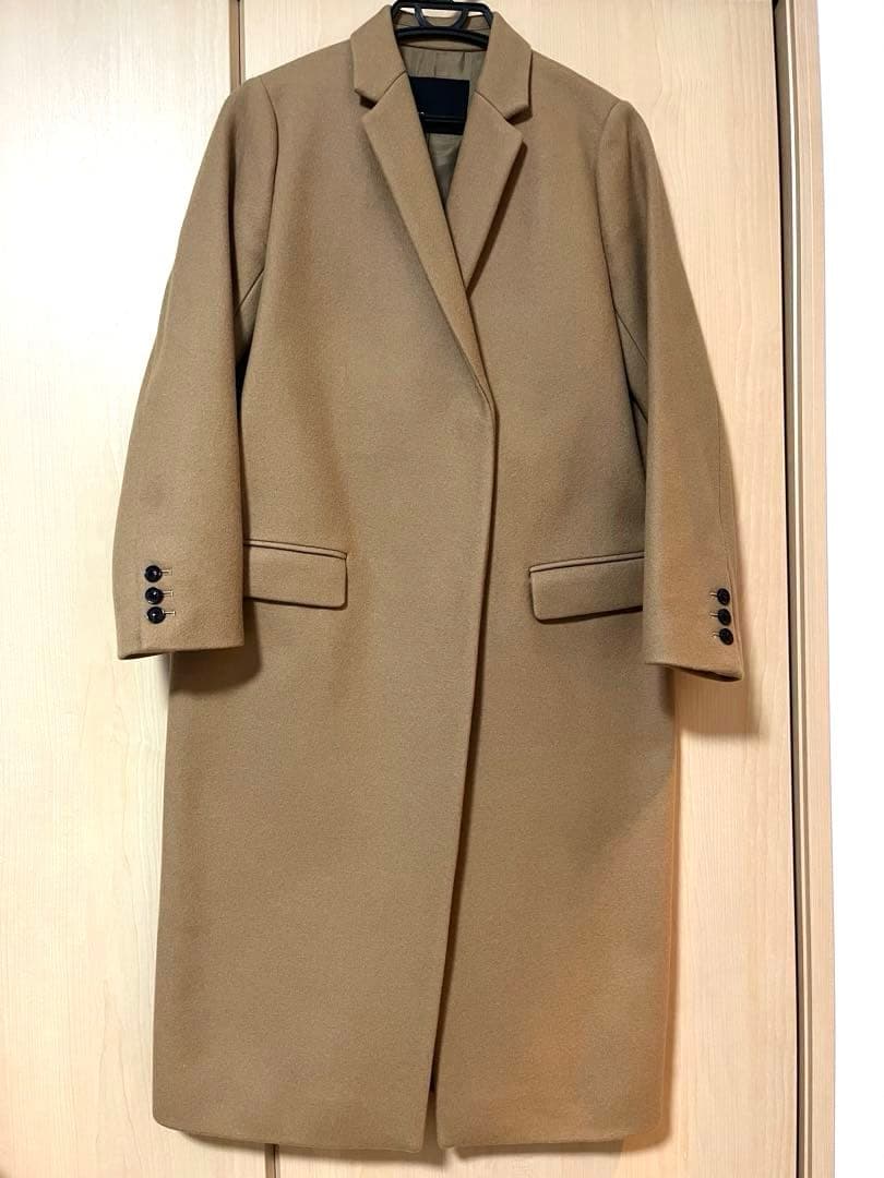 Plage ロングテーラードカラーコート　キャメル　38 プラージュ