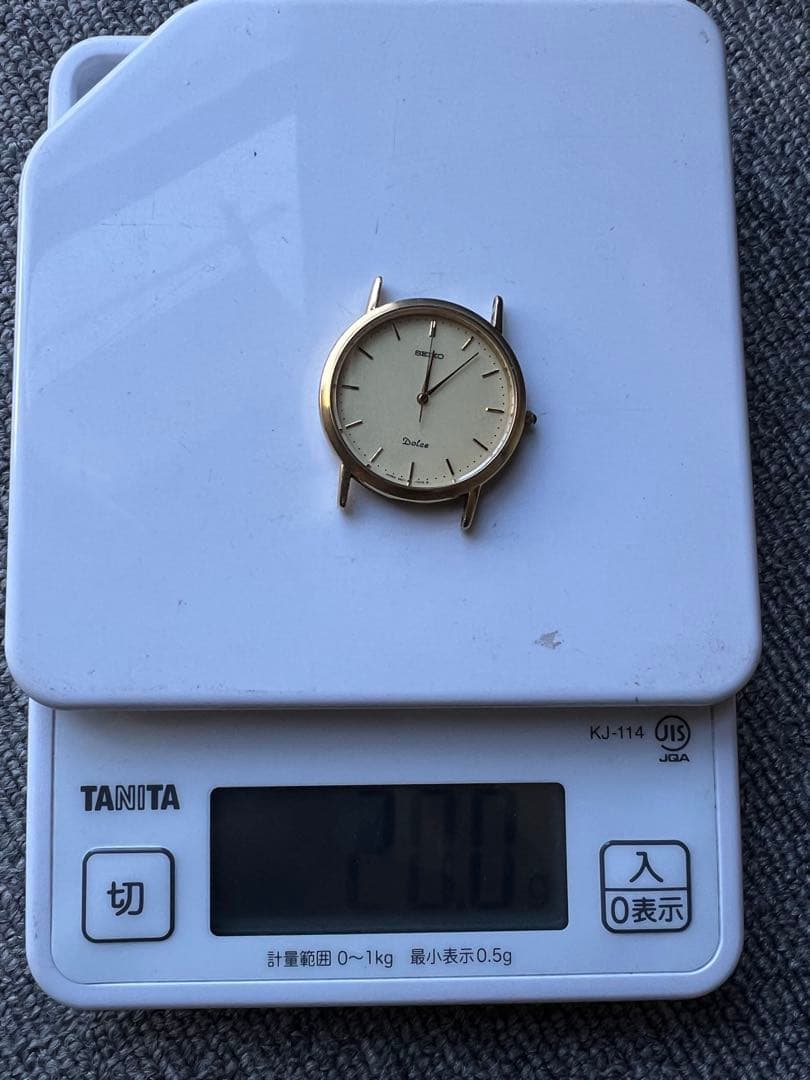 セイコー ドルチェ メンズ 10KT 腕時計