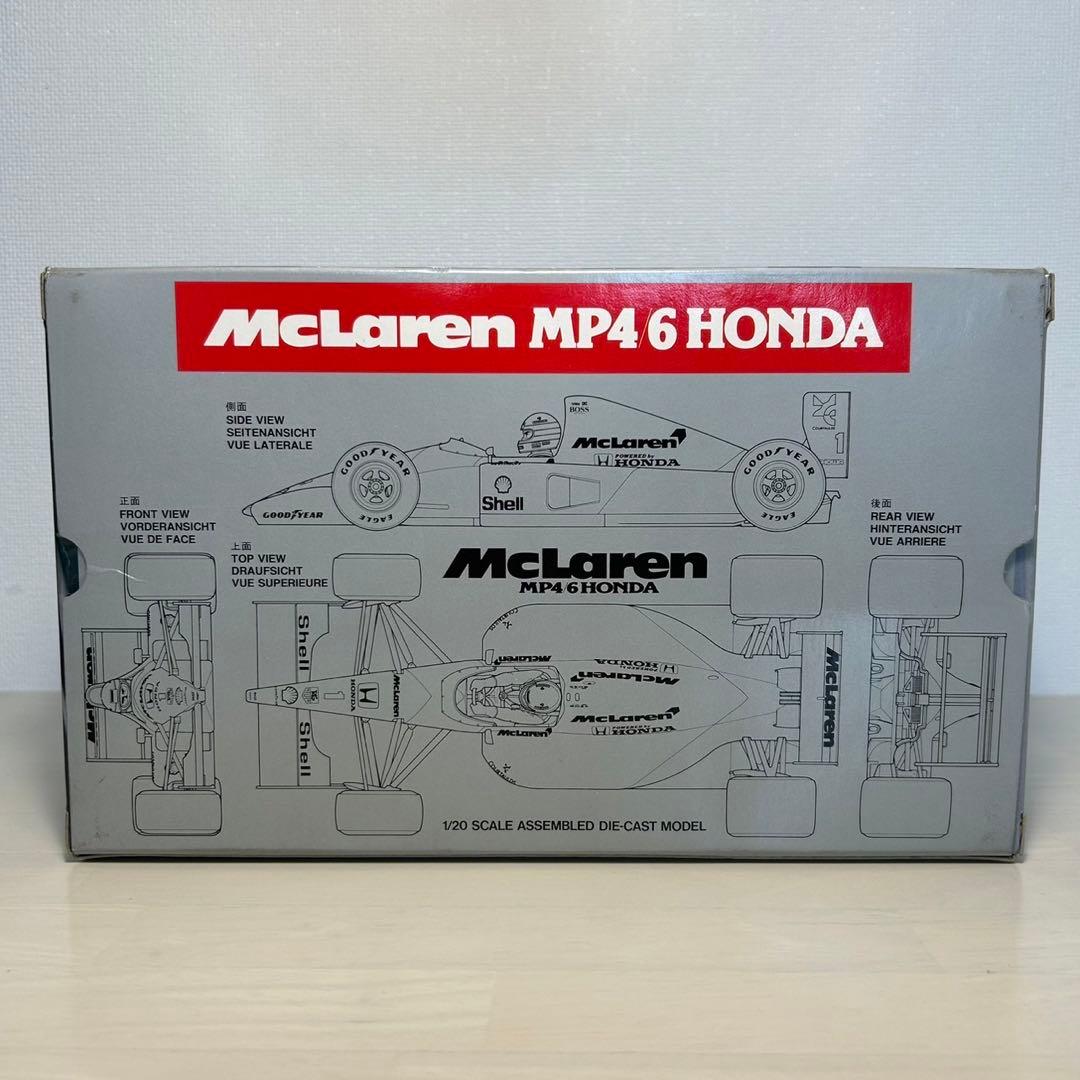ミニカー TAMIYA McLaren MP4/6 HONDA 1/20