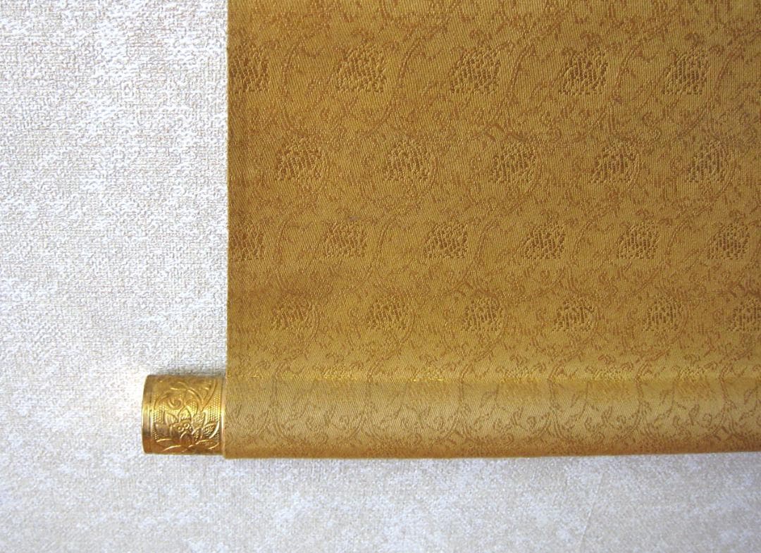 【純金真筆】掛け軸　観世音菩薩◆北畠光生 (真筆) 共箱・二重箱・タトウ箱付