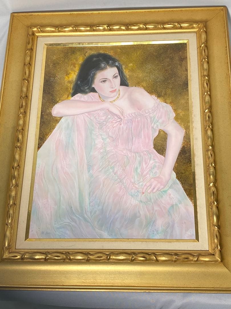 2127❣️ 【作家名】　浜辺順　裸婦人気画家！